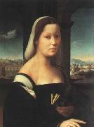 BUGIARDINI, Giuliano Portrait of a Woman oil painting on canvas